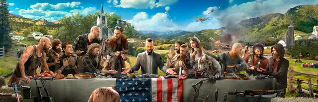Far Cry 5 promotional game artwork
