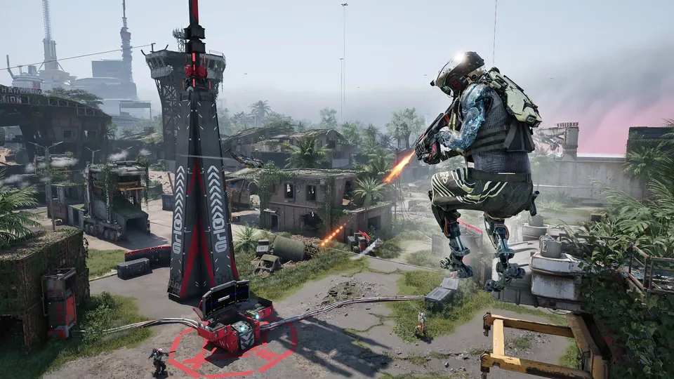 Off The Grid: airborne traversal above Teardrop Island