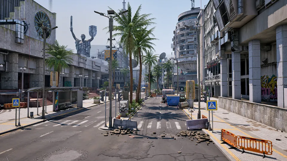 Off The Grid: street-level environments on Teardrop Island