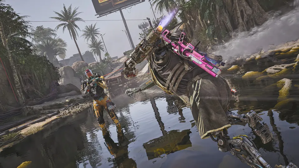 Off The Grid: combat across a flooded tropical city