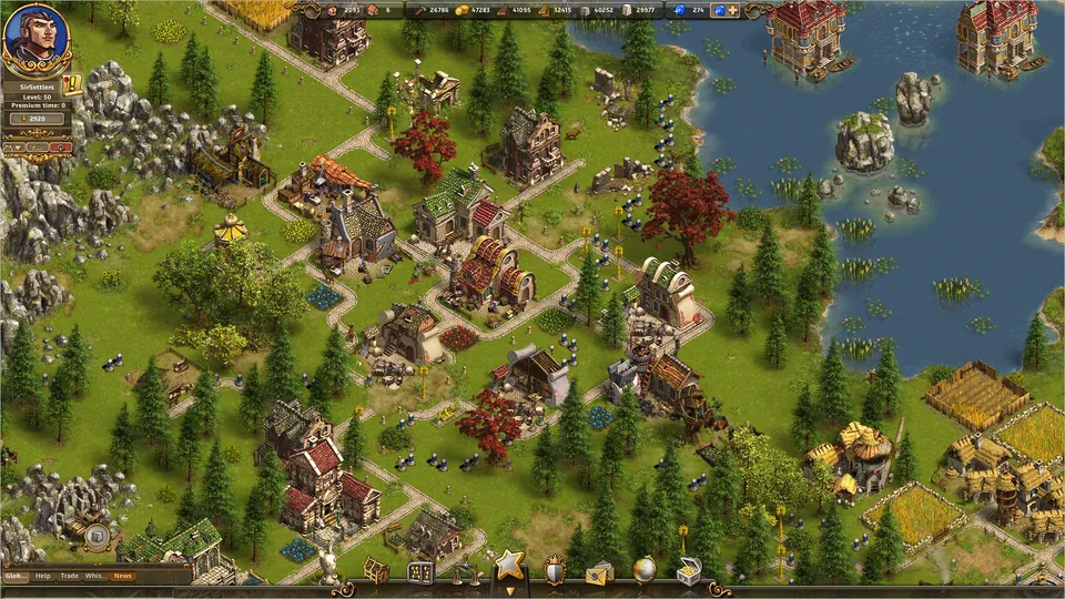 The Settlers Online: a living island economy